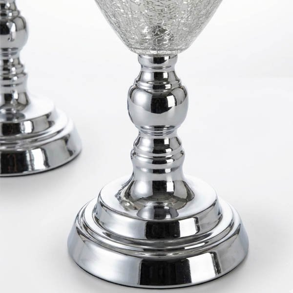 Silver Urn Candle Holders - Image 3