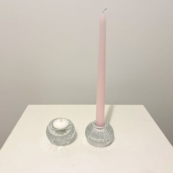 Ribbed Candle Holders