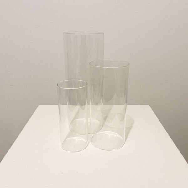Small Glass Cylinder Vases/Holders