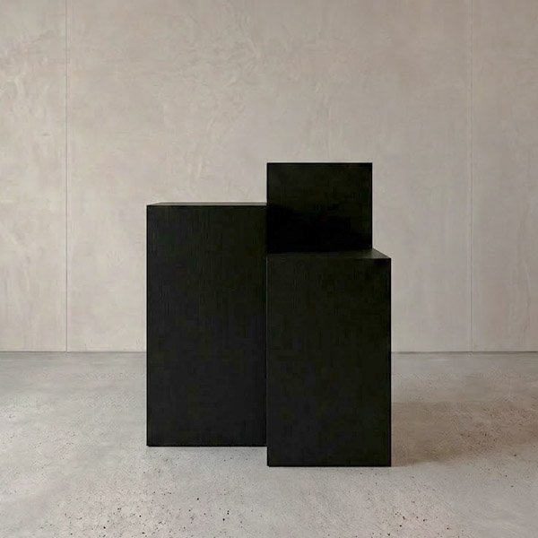 Black Wooden Plinth Package